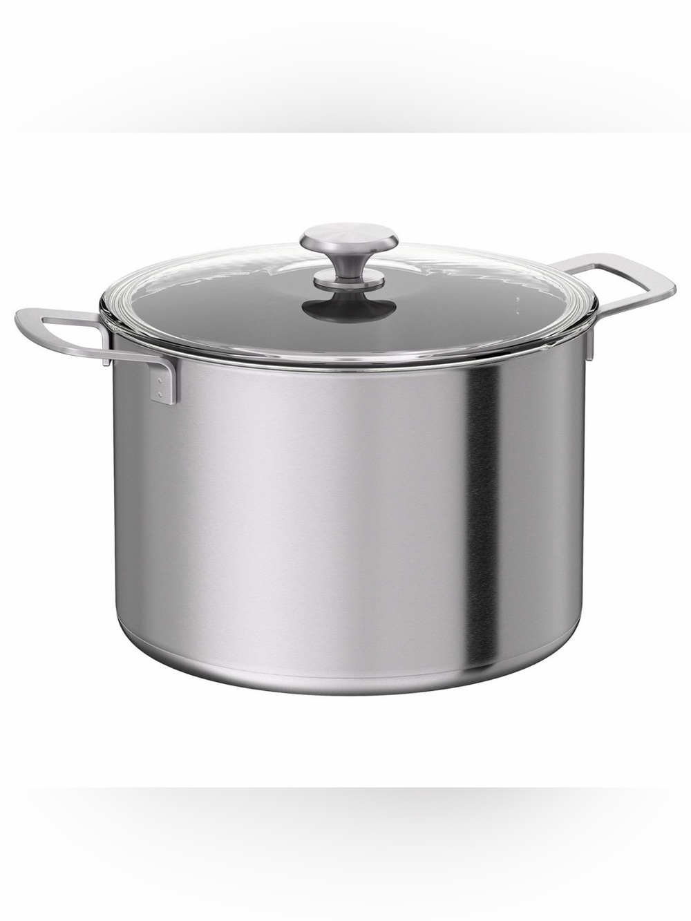 IKEA HEMKOMST Stainless Steel Stock Pot With Glass Lid 10.6 Qt 10L 105.131.46